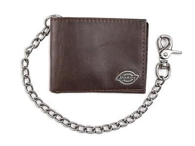 Dickies Men's RFID Leather Front Pocket Wallet