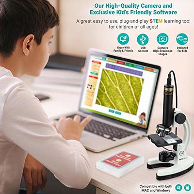  Portable Microscope for Kids 5-7-8-12 Year Old, Pocket