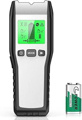 Stud Finder Wall Scanner - 5 in 1 Stud Detector with Intelligent  Microprocessor Chip and HD LCD