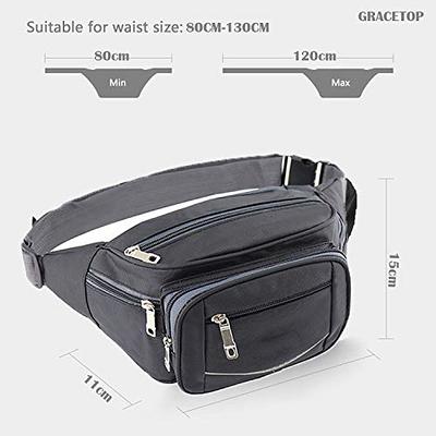 i-bag Waist Bag Fanny Pack with Adjustable Strap for Outdoors Traveling  Casual Running Hiking Cycling