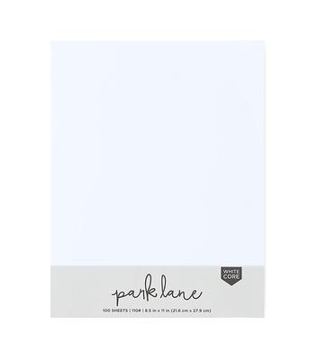 Cardstock 8.5 x 11 Paper Pack - 110 lb White Cardstock Scrapbook