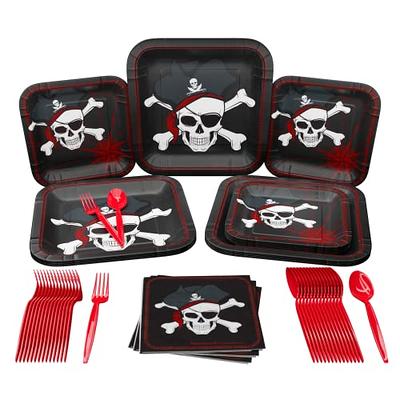 Pirate Ship Adventures - Skull Birthday Party Supplies Decoration Kit -  Decor Galore Party Pack - 51 Pieces