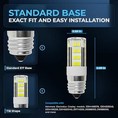 BlueStars 2-Pack Premium 5304517886 Refrigerator Freezer LED Bulbs