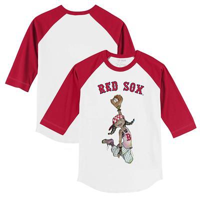 Youth Stitches Heathered Navy Boston Red Sox Raglan T-Shirt in Heather Navy