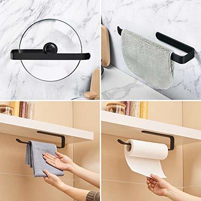 Joom Self-Adhesive Paper Towel Holder Under Cabinet Towel Holder/Hand Towel  Bar-Self-Adhesive Hanging on The Wall,Toilet Tissue Roll Paper Holder, No  Drilling, Black (13 Inch) - Yahoo Shopping