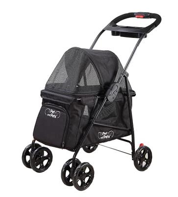 Joovy Pootler 2-in-1 Pet Stroller and Carrier - Black