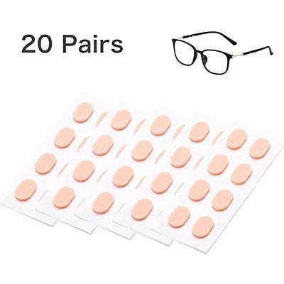 Omnful Eyeglass Nose Pads, 2.0mm Thinckness Adhesive Anti-Slip Silicone  Nose Pads for Glasses,Soft Silicone Cushion Nose Pad for Eyeglasses, Glasses,  Sunglasses (10 Pairs, Clear) - Yahoo Shopping