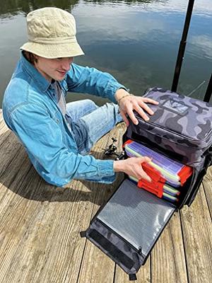 Lesovi LESOVI Fishing Lure Boxes, Waterproof Portable Tackle Box Organizer  with Storing Tackle Set Plastic Storage - Mini Utility Lures