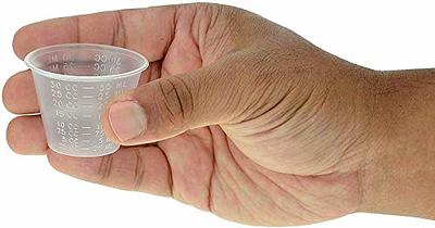 ReliMedPro Disposable Graduated Plastic Medicine Cups, Bulk Pack of 500, 1  OZ (30ml) Small Measuring Cup for Liquid Medication, Paint, epoxy, Pill and  Resin, Thickened(500) - Yahoo Shopping