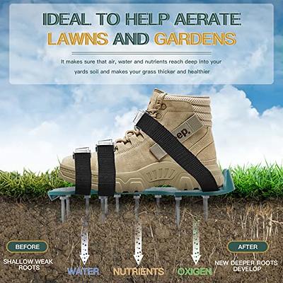 Gunite Spiked Shoes, Lawn Aerator Shoes Perfect for Epoxy Floor