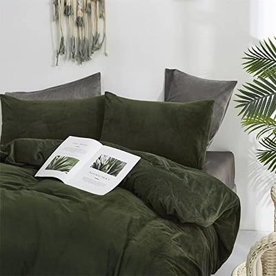  Dark Green Duvet Cover