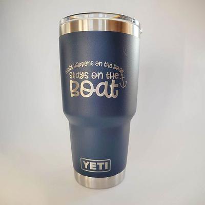 Toes in the Sand Cocktail in My Hand Engraved YETI Rambler Tumbler Engraved  YETI Cup Vacation Cruise Tumbler Beach Vacay Mug 