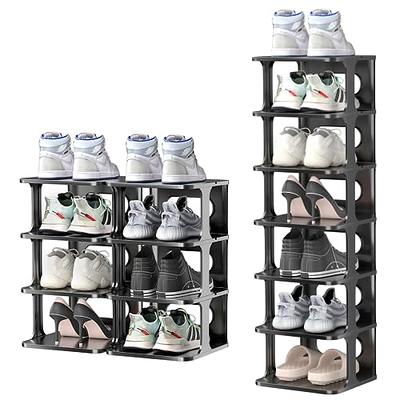 KOCASO Adjustable Shoe Rack Organizer, Shoe Holder W/Hooks, Free Standing Shoe  Shelf, Durable Shoe Shelf Storage Organizer, Shoe Rack for Entryway Hallway  Living Room Closet Bedroom (9_5 Tiers) - Yahoo Shopping