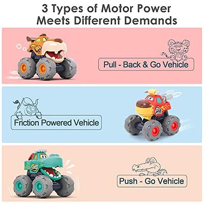 Push And Walk Friction Powered Car Toys 360°