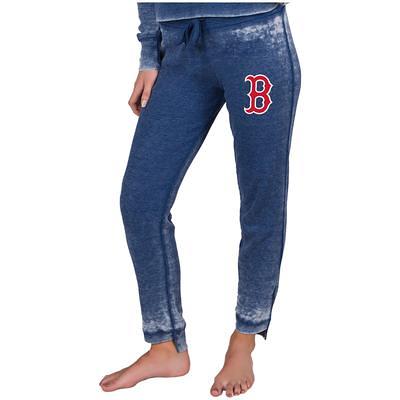 Women's The Wild Collective Navy Boston Red Sox Marble Jogger Pants