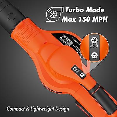 MAXLANDER Leaf Blower Cordless with Battery and Charger, 350CFM