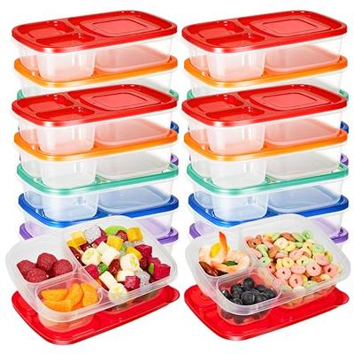 Sistema Bento Box Adult Lunch Box with 2 Compartments, Sandwhich,Salad  Dressing Container,Dishwasher Safe,Color May Vary