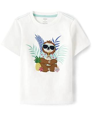  Gymboree Girls And Toddler Embroidered Graphic Short Sleeve  T-Shirts Shirt