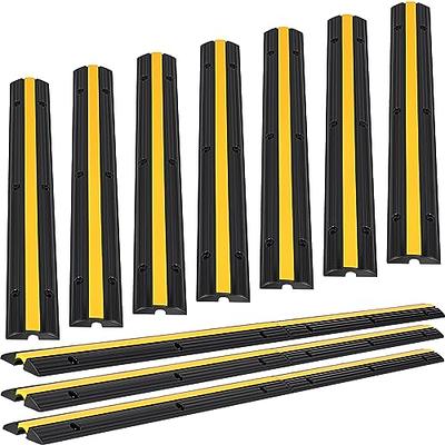 Simple Cord 4 Ft Cord Cover - 3-Channel Raceway for Sidewalks or Walkways 