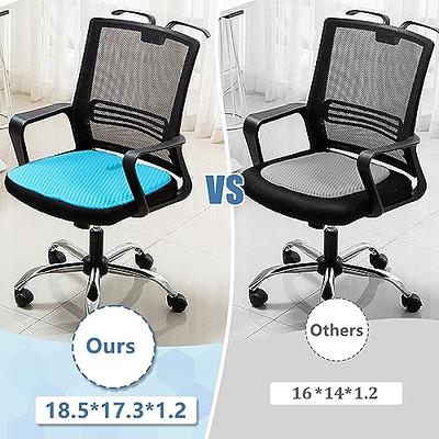 YSJILIDE Gel Seat Cushion for Long Sitting Extra Large, Gel Cushion for  Tailbone Pain Relief, Gel Cushion for Car/Office Chair/Wheelchair/Long  Trips - Yahoo Shopping