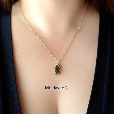 Moldavite Necklace - Nine of Earth