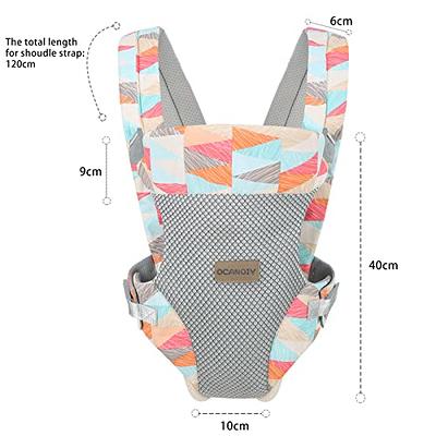 Ocanoiy Baby Carrier Newborn to Toddler All Carry Position Front and Back  Face-in and Face-Out Holder Baby Wrap Kangaroo Carrier for Toddler Infant