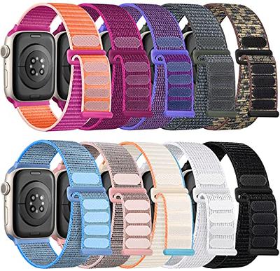 Nylon Leather Strap for Apple Watch Band Series 7 6 5 4 Leisure Men Women  Sports Bracelet iWatch 38mm 40mm 41mm 42mm 44mm 45mm |Watchbands