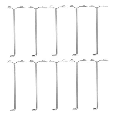 Yardwe 10pcs Hook up Garage Storage Hooks Heavy Duty Hanger Hooks Metal Clothes  Hanger Heavy Duty Hook Garden Tool Hanger Wall Clothes Rack Garage Tool Hook  Wall Mount Hook Product Slats 