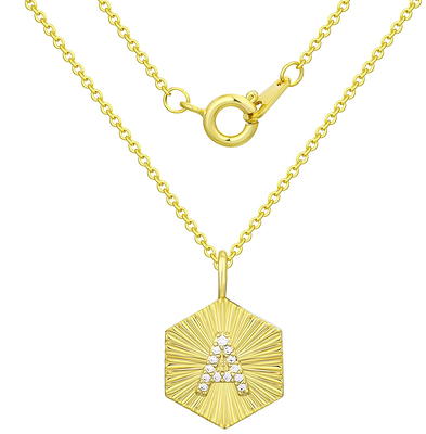 PAVOI 14K Yellow Gold Plated 3mm Simulated Diamond Tennis Necklace