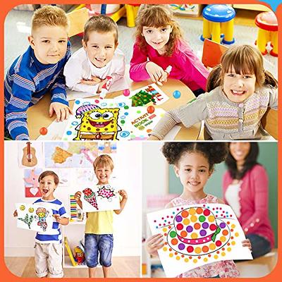 Kids Washable Dot Art Markers - New Metallic Shimmer Paint Daubers  Non-Toxic For Children, Toddlers Preschool and Kindergarten Teachers The  Original