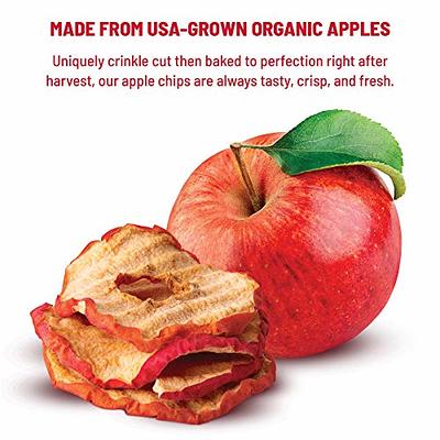 Gourmet Nut Simple Slices Organic Baked Apple Chips, USA Grown Apples, No  Added Sugar, Green Apples, 3.5oz bags, Pack of 3 Organic Green 3.5 Ounce  (Pack of 3)