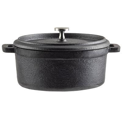 Lodge EC6D38 6 qt Cast Iron Dutch Oven, Enamel, Lagoon