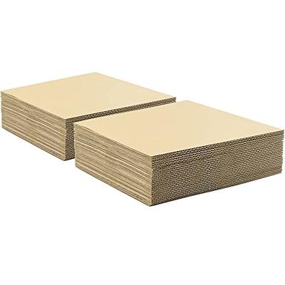 Golden State Art, 25 Pack 8x10 Corrugated Cardboard Sheets, Flat Cardboard  Pads for Packing, Mailing, Moving, Shipping, Crafts (1/16 Thick) - Yahoo  Shopping