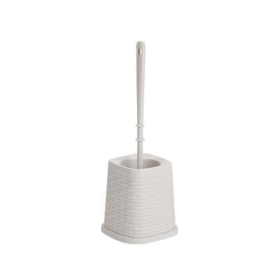 Reynera Pro Poly Fiber Toilet with Brush Holder in the Toilet