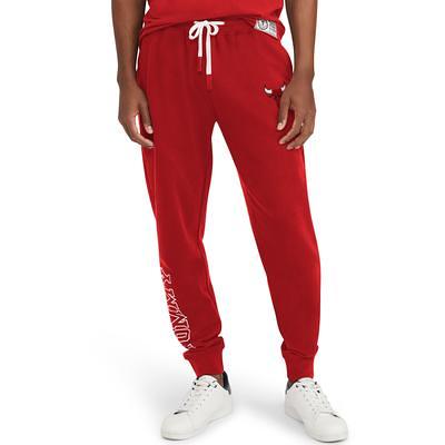 Red Tricot Warm Up Pants