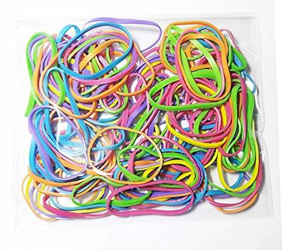 700PCS Multicolor Rubber Bands,Assorted Color Rubber Bands,Sturdy,Heat  Resistant Rubber Band for School, Home, or Office