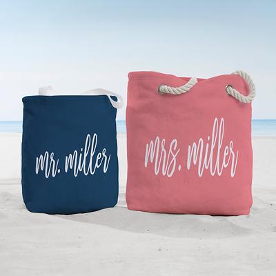 Mr. & Mrs. Personalized Beach Bag, Name Tote Honeymoon Gift, Bridal Shower  Gifts, Gifts For Newlyweds - Yahoo Shopping