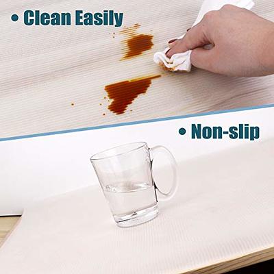 Shelf and Drawer Liner, Non-Adhesive Non Slip and Grip Durable Clean Pad  Full Size 17.7 Inches x 20 Feet for Drawers, Shelves, Cabinets, Storage