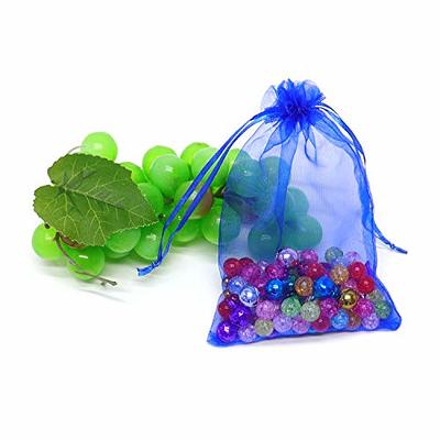 100PCS Moon Star Organza Bags, 4x6 Wedding Favors Bags with Drawstring,  Mixed Color Little Mesh Candy Gift Pouches for Party, Jewelry, Christmas