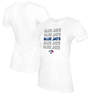 Toddler Tiny Turnip White Toronto Blue Jays Stitched Baseball T-Shirt