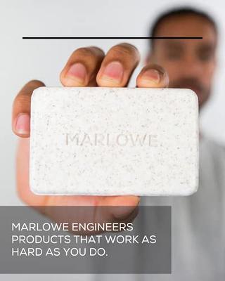 Marlowe. No. 102 Men's Body Scrub Soap 7 oz | Best Exfoliating Bar for Men 