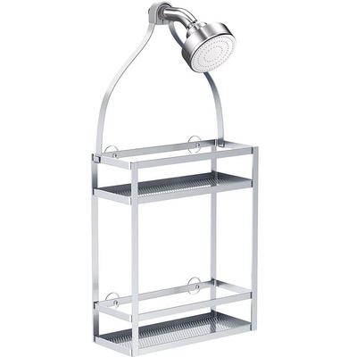 Dracelo Satin Extra Wide Metal Wire Over The Bathroom Shower Door Caddy, Hanging  Storage Organizer - Yahoo Shopping