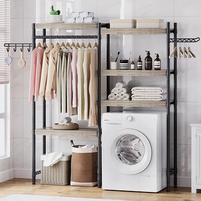5-Tier Wood Over The Washer and Dryer Storage Shelf for Laundry Room -  Yahoo Shopping