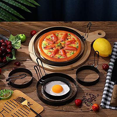 Silicone Fried Egg Shaper Egg Rings Omelette Round Non Stick Fried