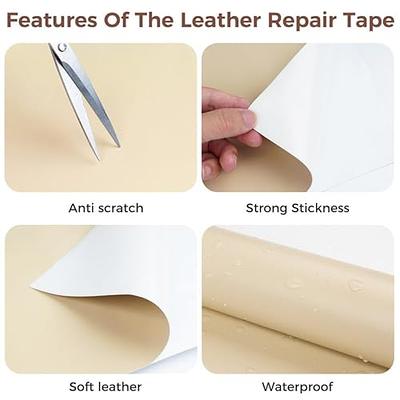 NRGready Leather Repair Kit, 11.8 x 78.7 inch Self Adhesive Leather Repair  Patch with Wear-Resisting, Waterproof, PU Leather Repair Tape for  Furniture, Couches, Sofas, Car Seats (Dark Coffee) - Yahoo Shopping