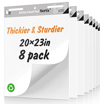 Nortix Easel Pad, Self-Stick Easel Pads, Anchor Chart Paper for Teachers,  Srong Adhesive & Bleed-Resistant, 20''x23'' Sticky Notes Chart Paper, 30  Sheets/Pad, 8 Pads - Yahoo Shopping