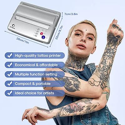 Amazon.com: Mini Tattoo Transfer Machine, Portable Wireless Copier Tattoo  Transfer Printer Paper Device with 1200mAh Battery for Salon (Black) :  Beauty & Personal Care