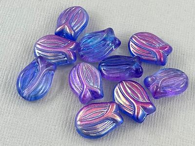 8mm x 6mm Barrel Pony Glass Beads