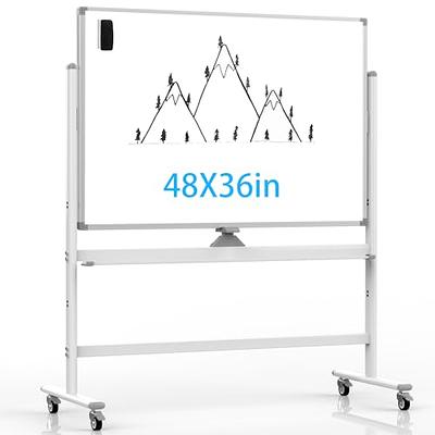 BEST BOARD Mobile Dry Erase Board – 40x28 inches Magnetic Portable  Whiteboard Stand Easel White Board Flipchart Easel Board with 25 Sheets Paper  Pad - Yahoo Shopping