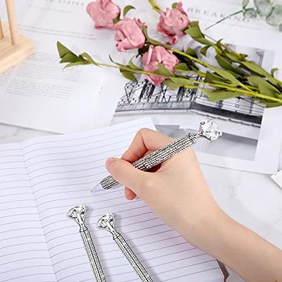 Jeweled Writing Pen - Pink + Diamond